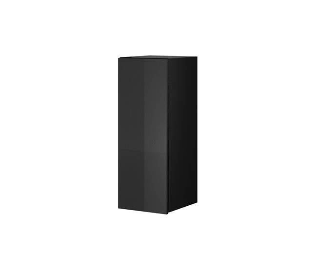 Armario de pared 1 puerta Mathis Negro