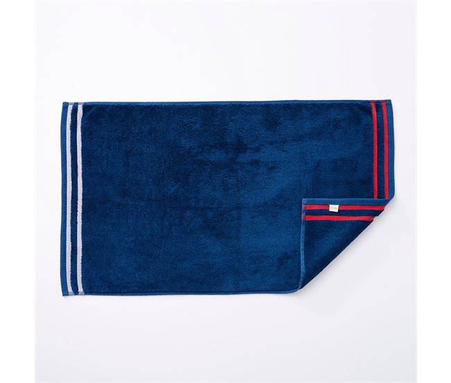 Alfombra de baño 100% Algodón 800GSM rizo teñido El Ganso Azul Marino