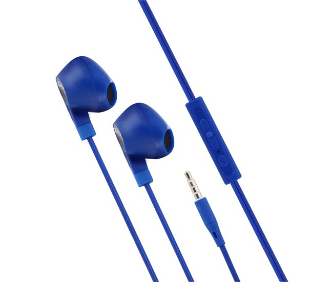 Auriculares con Cable y microfono Mooov Azul