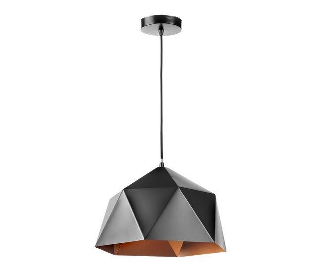 Lámpara de techo YONG 1 luz, 22W 120x38x38cm  Negro