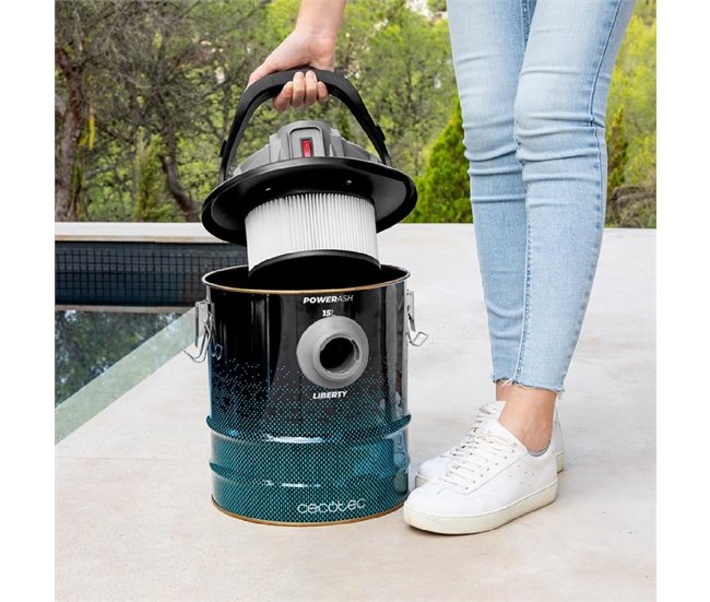 Aspirador de ceniza Conga Ash 7000 Liberty Cecotec Negro