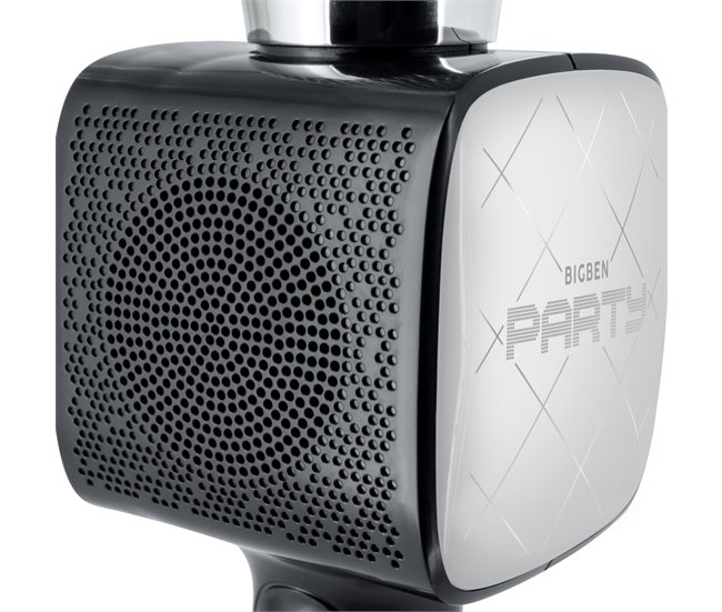 Micrófono karaoke inalámbrico Bluetooth Bigben Negro