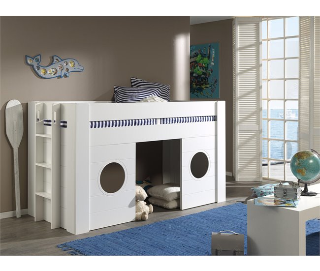 CAMA ALTA FREYA 96x214 Blanco