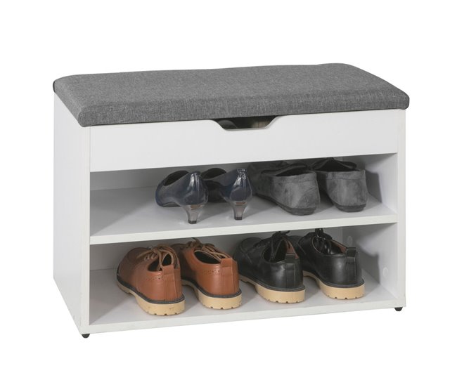 Banco Zapatero FSR25-HG SoBuy Gris