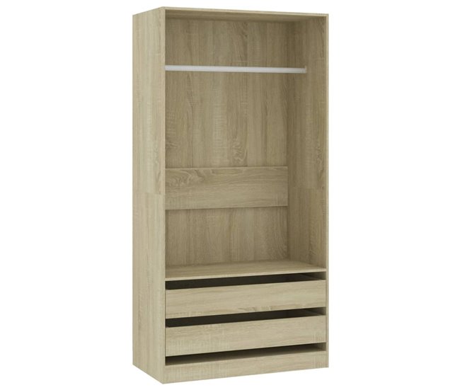 Armario Dafne sin puertas  cajones 100 Natural