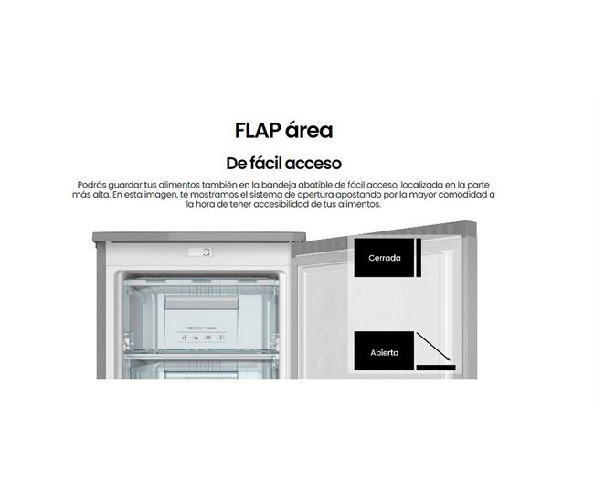 Congelador Vertical Infiniton CV-88L8XEH, 85 L Inox