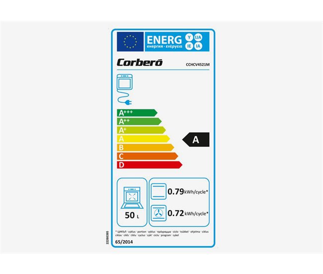 Horno Compacto CORBERÓ CCHCV4521M multifunción Inox