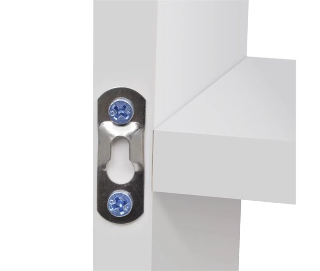 Estantería suspendida con compartimentos 85 Blanco/ Beige