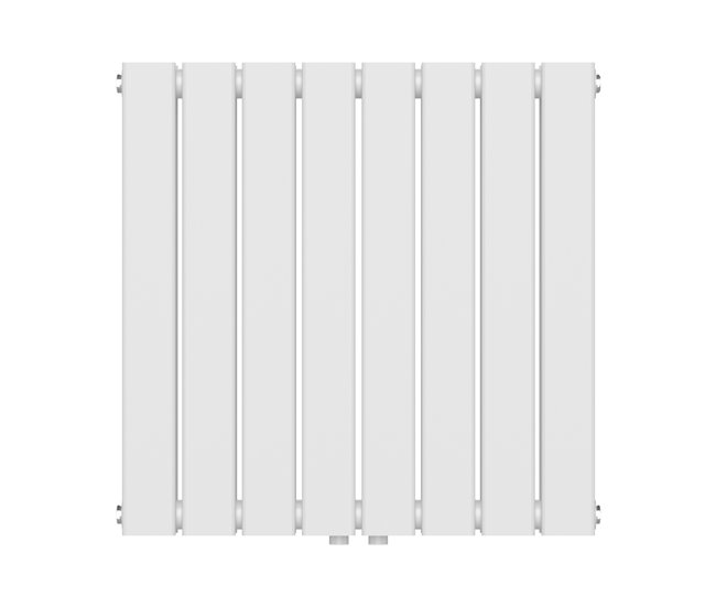 Radiador de panel Nore de Diseño doble capa plano acero Blanco