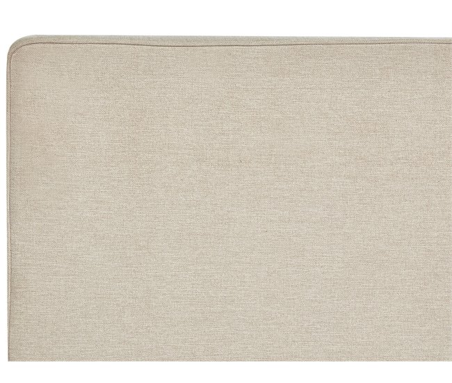 Beliani Cama continental con almacenaje Poliéster MINISTER 168x209 Beige