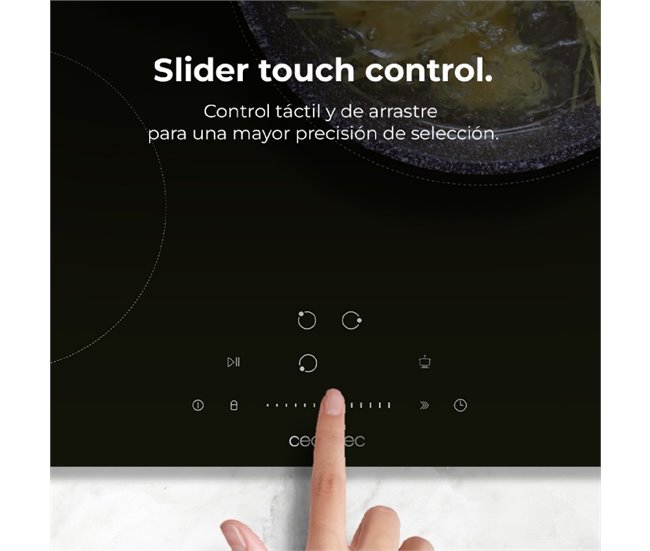 Cecotec Placa de inducción Bolero Squad I 3200 Negro