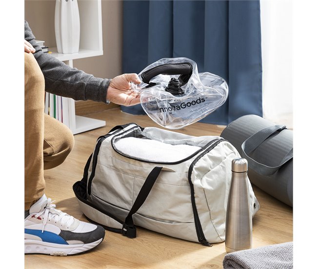 Pesa Rusa de Agua para Entrenamiento Fitness con Guía de Ejercicios Negro