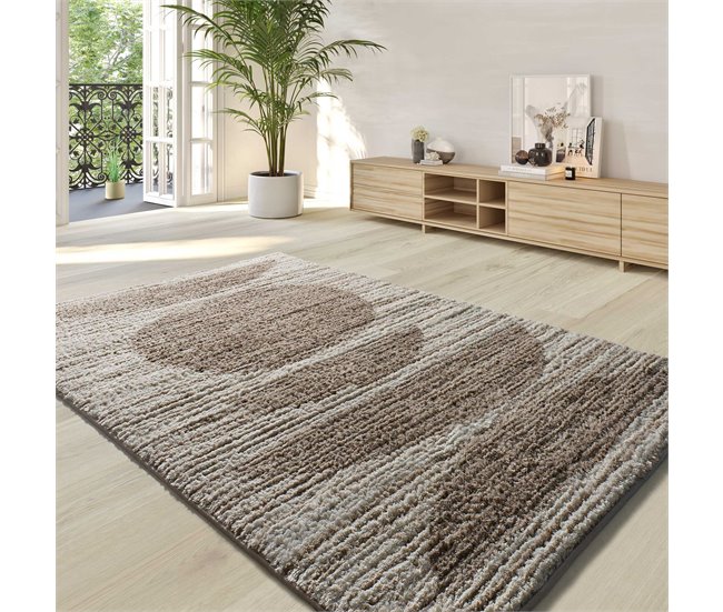 Alfombra de estilo escandinavo LIMA - ATTICGO 160x230 Beige