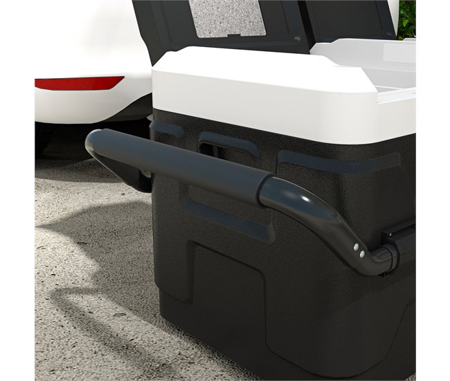 Nevera de Compresor PP, ABS HOMCOM Negro