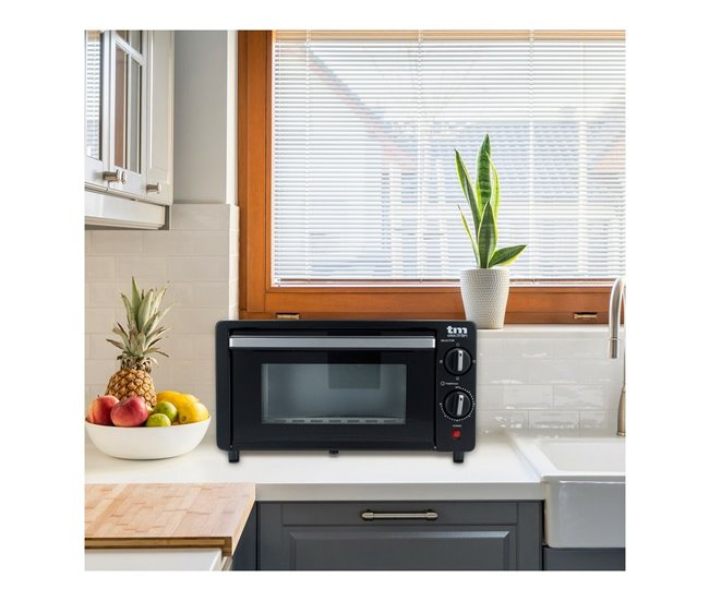 Mini Horno Eléctrico Negro