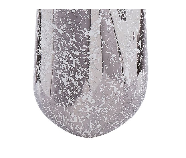 Beliani Jarrón decorativo CIRTA Gris