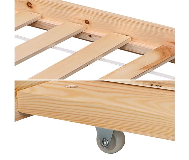 Cajón-cama de madera MARCEAU Natural