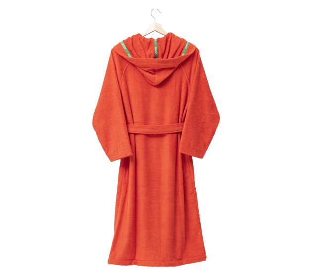 Albornoz benetton 360 gsm 100% algodón Rojo