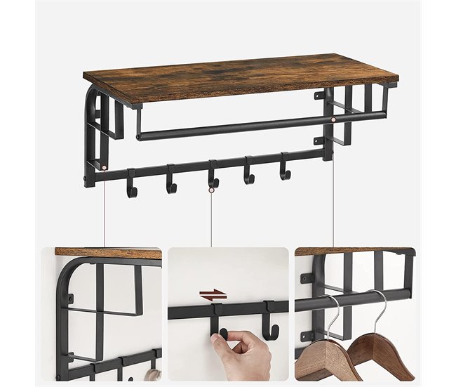 Perchero de pared Madera