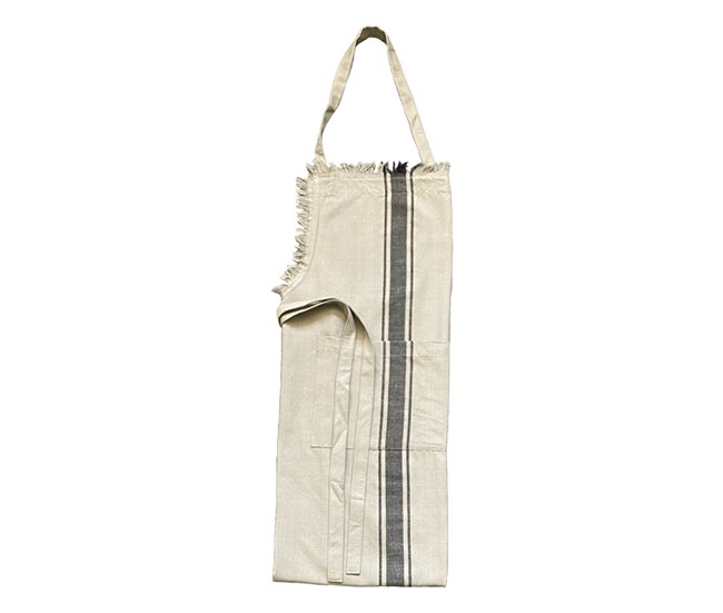 Delantal de algodón modelo Kila Beige