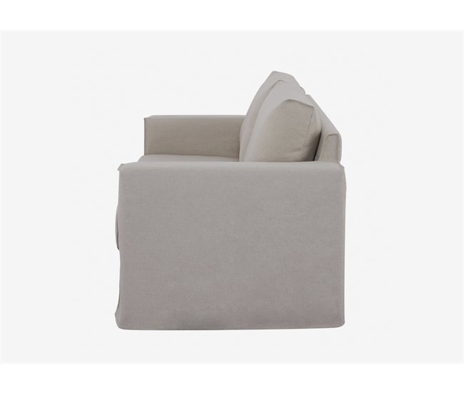Sofá 3 plazas fijo JUNO desenfundable Beige