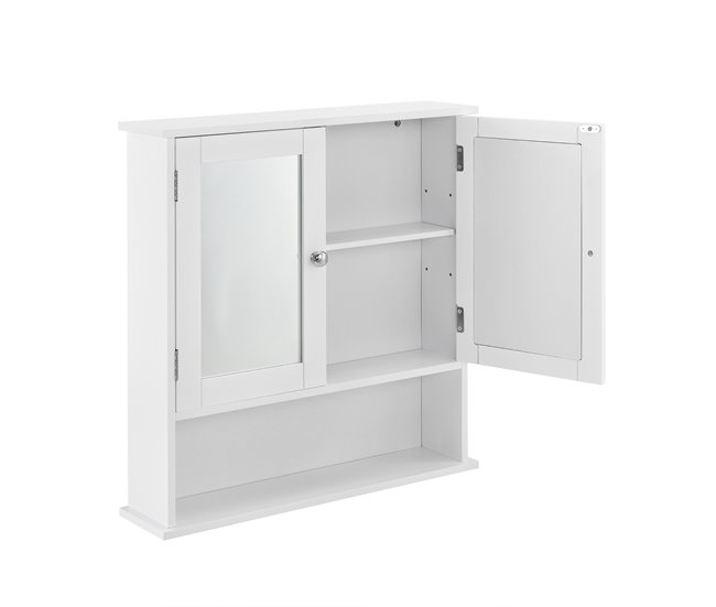 Mueble de pared para el baño MDF Blanco