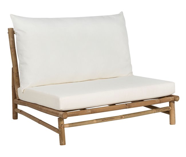 Beliani Conjunto longue TODI Blanco/ Beige