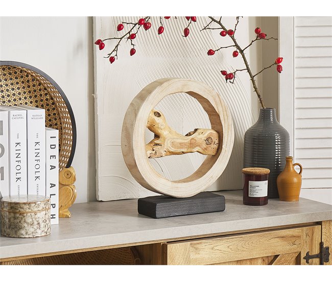 Beliani Figura decorativa OCAMPO Marron