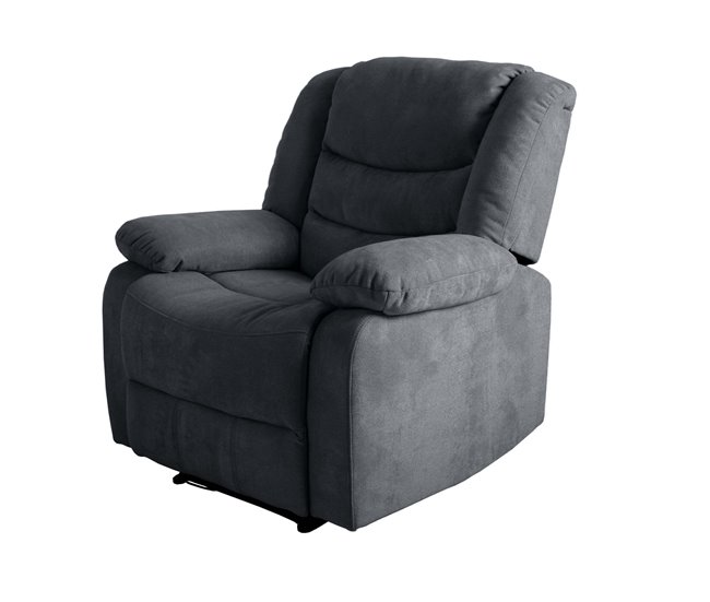 Sillón relax de tela CHEF2 Gris Oscuro