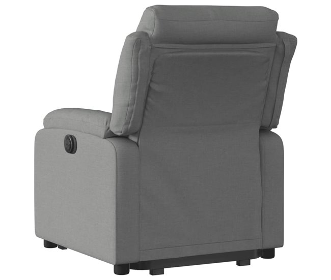 Sillón Elevable Reclinable Gris Oscuro
