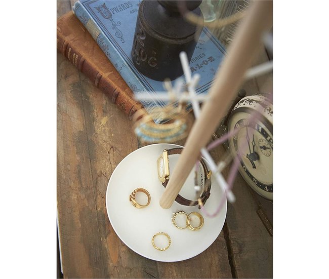 Árbol de joyas Blanco/ Madera