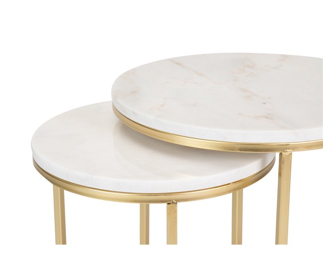 Set Metal Adda Home 41x41 Blanco