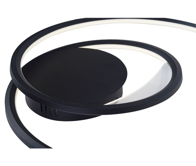 Plafón KAZUMA de la marca CONFORAMA Negro