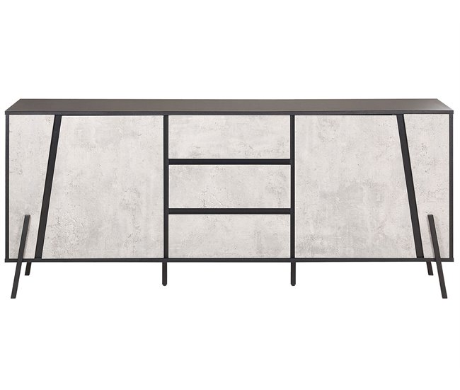 Beliani Aparador BLACKPOOL 177 Gris