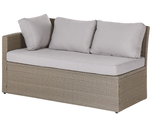 Beliani Conjunto de jardín BARDI Blanco