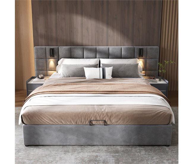 Canapés abatibles Gris