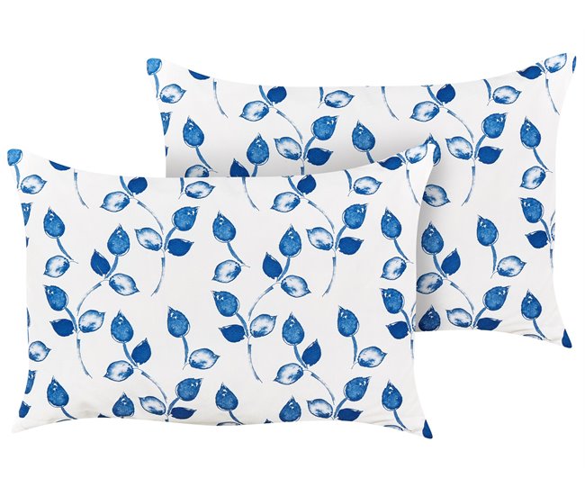 Beliani Cojín de jardín TORBORA 40x60 Blanco