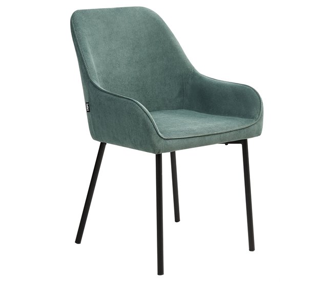 Beliani Silla de comedor LOVERNA Verde