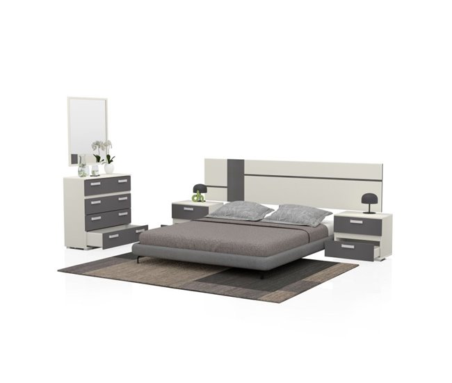 Dormitorio Ataneq Air 4C Gris Oscuro