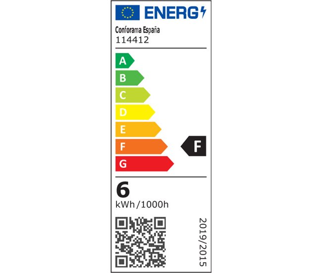 Lámpara de pie AKANE marca HANDEX 125cm Negro