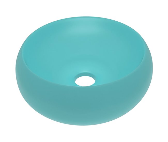 Lavabo de lujo redondo cerámica Verde
