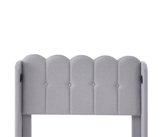 Camas individuales 103x208 Gris