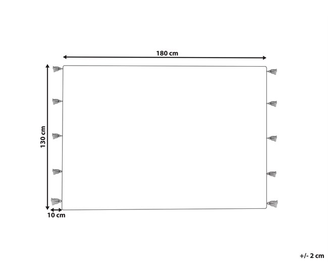 Beliani Manta KHANDWA Beige