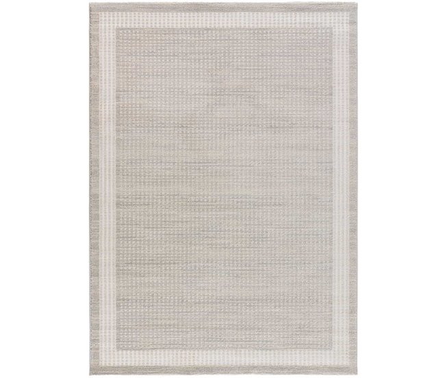 Alfombra de estilo vintage con relieve HL-BORDER - ATTICGO 80x150 Crema