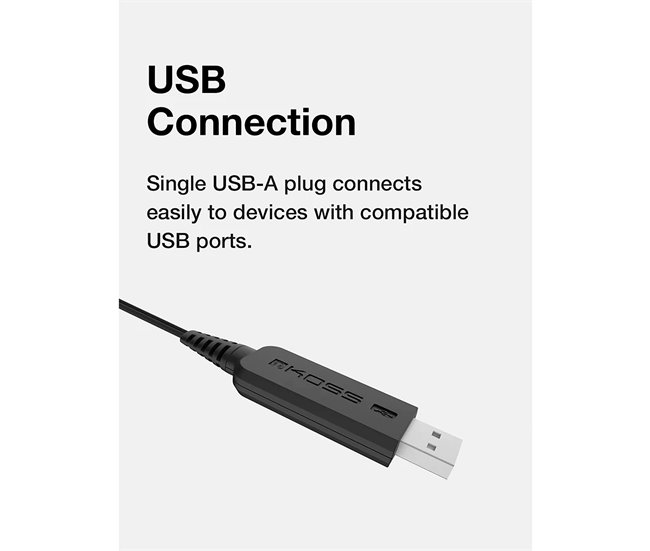Auriculares con cable KOSS CS95 USB Beige