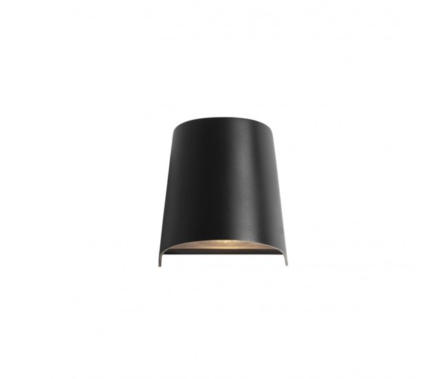 FORLIGHT Prisma - Aplique de Pared Exterior GU10 Luz Hacia Abajo Negro