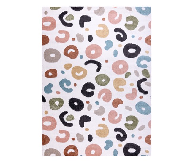 Alfombra FUN Spots para niños lugares 160x220 Multicolor