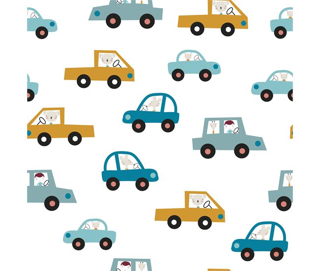 FUNDA NÓRDICA REVERSIBLE COCHES A 