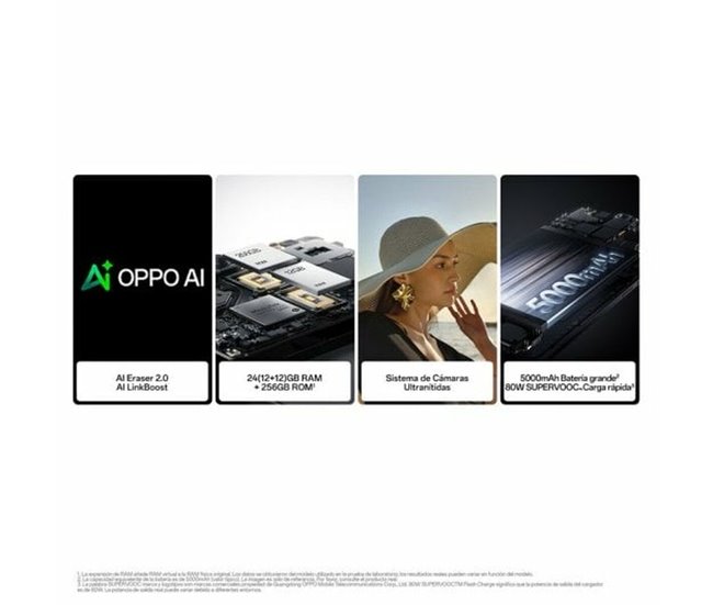 Smartphone OPPO Reno12 5G Negro