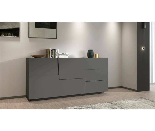 Aparador efecto madera 180 Antracita